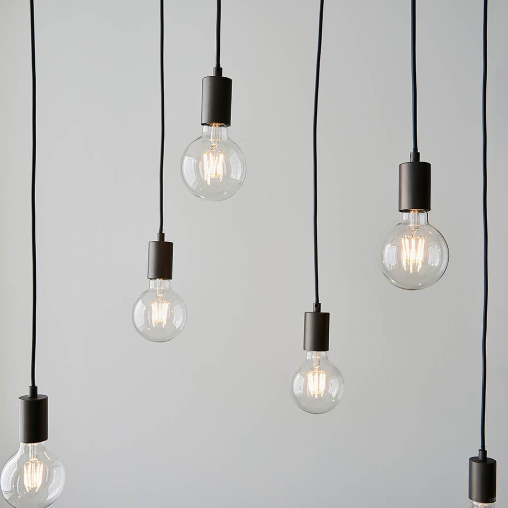 Vornix 6-Light Linear Pendant Light - Timber Beam Modern Industrial Fixture K1820