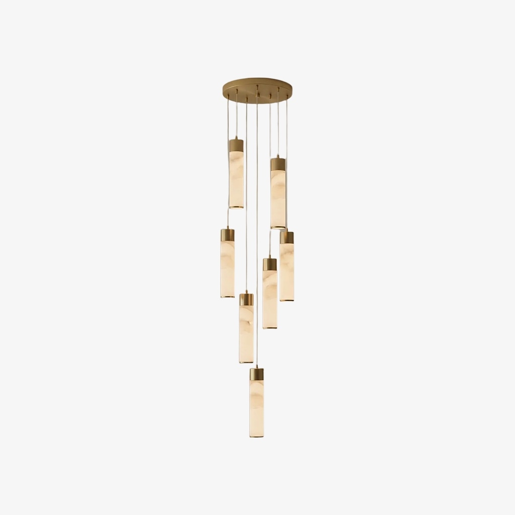 Solaryx Minimal Cylindrical Silhouette Pendant Light - Modern Style Lamp for Kitchen or Dining Room K2300