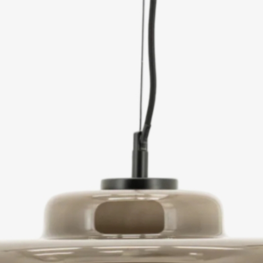 Modern Art Glass Pendant Lamp - Sculptural Hanging Light for Dining and Living K2265