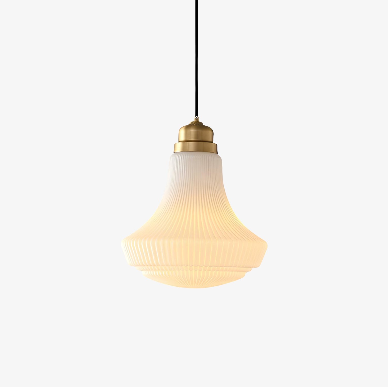 Classical Brass Alabaster Glass Pendant Lamp K659