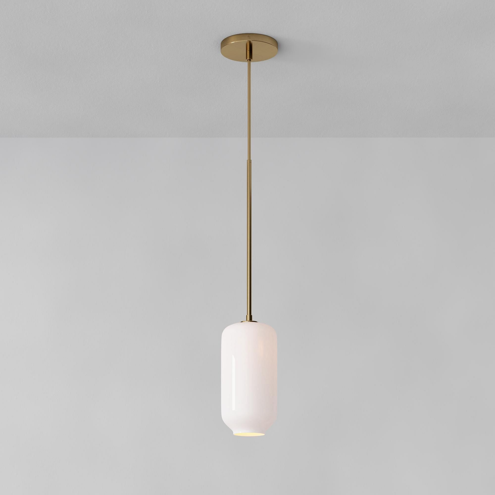Lumivelle Pebble Pendant Light - Adjustable Glass Shade - Modern Lighting K1403