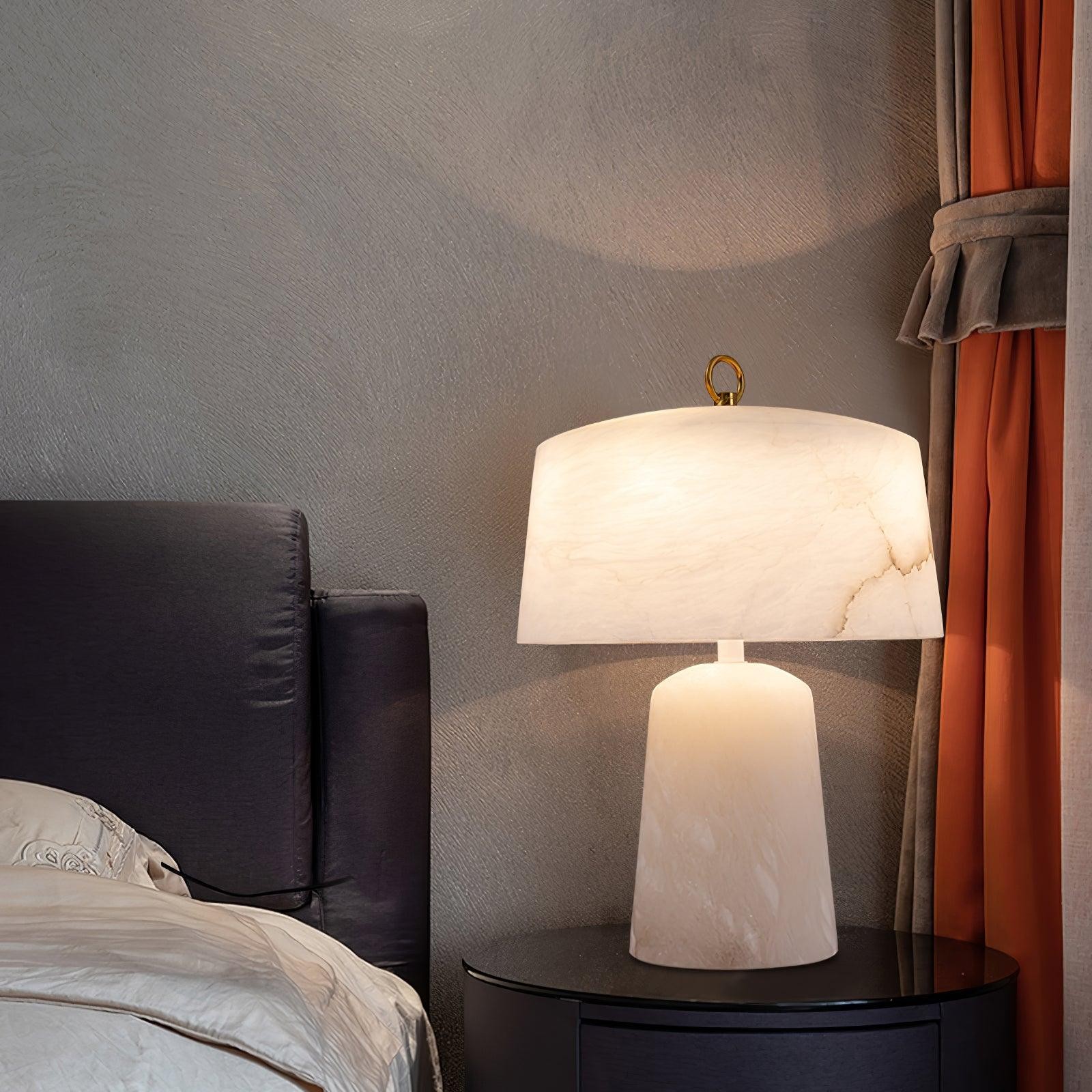 Light Luxury Style Marble Stone Table Lamp K236