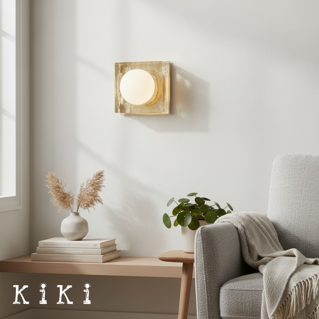 Vellaro Minimalist Round or Square Wall Light - Stylish Lighting for Kitchen and Office K1646