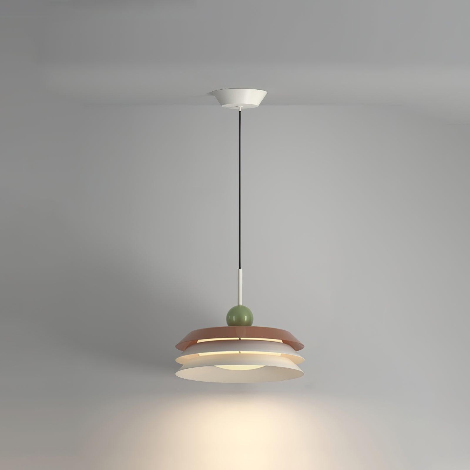 Nordic Creative Cream Style Multi-Layer Pendant Lamp For Living Room K529