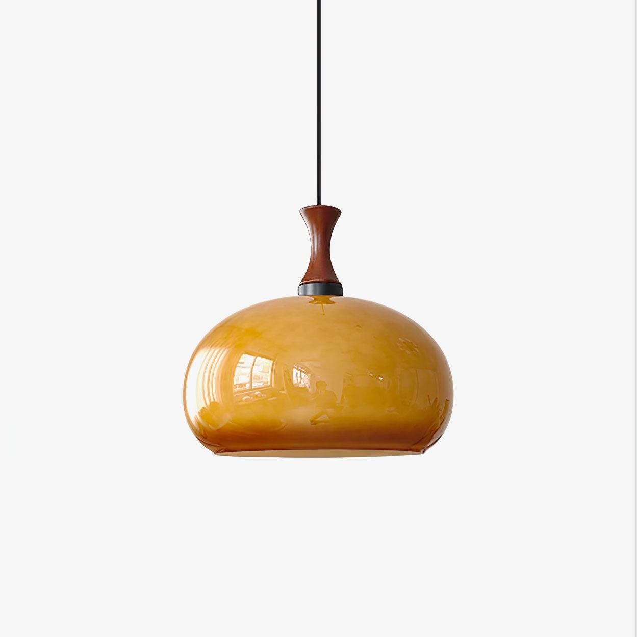 Spherical Orange Practical Luxury Pendant Lamp K561