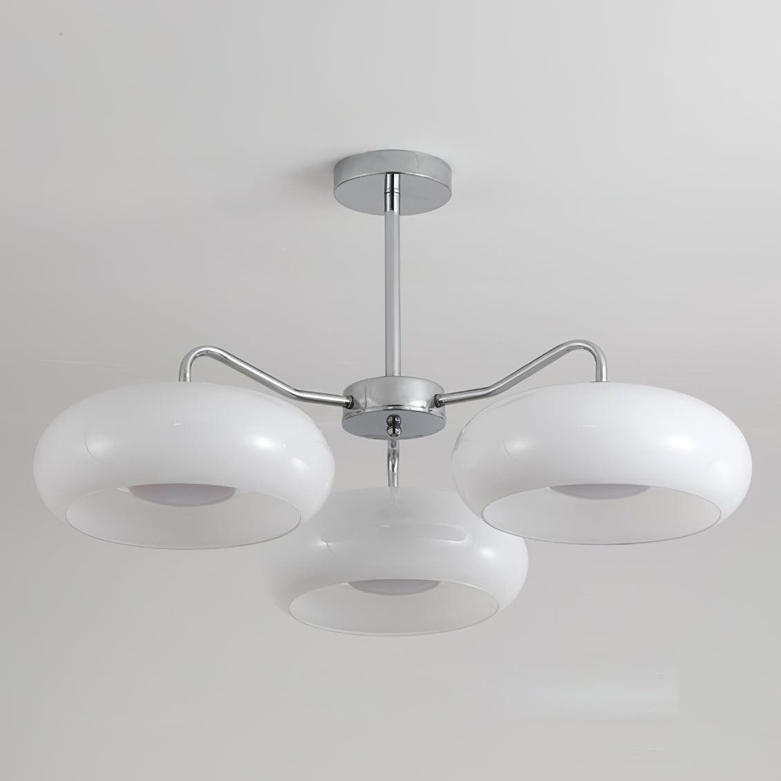 Modern 3 Light Chrome Ceiling Light K693