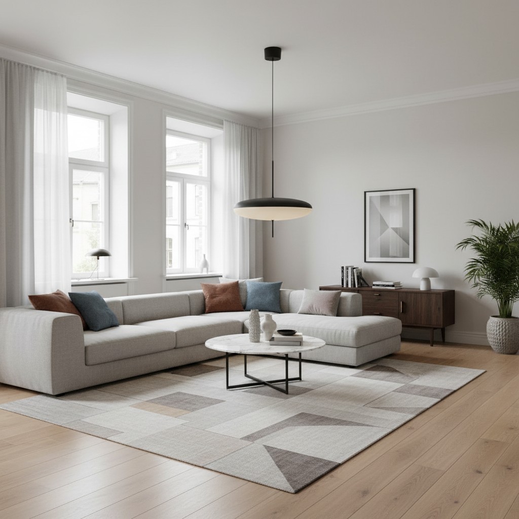 Modellis Minimalist Pendant Lamp with Clean Lines - Contemporary Lighting for Living Spaces K2227