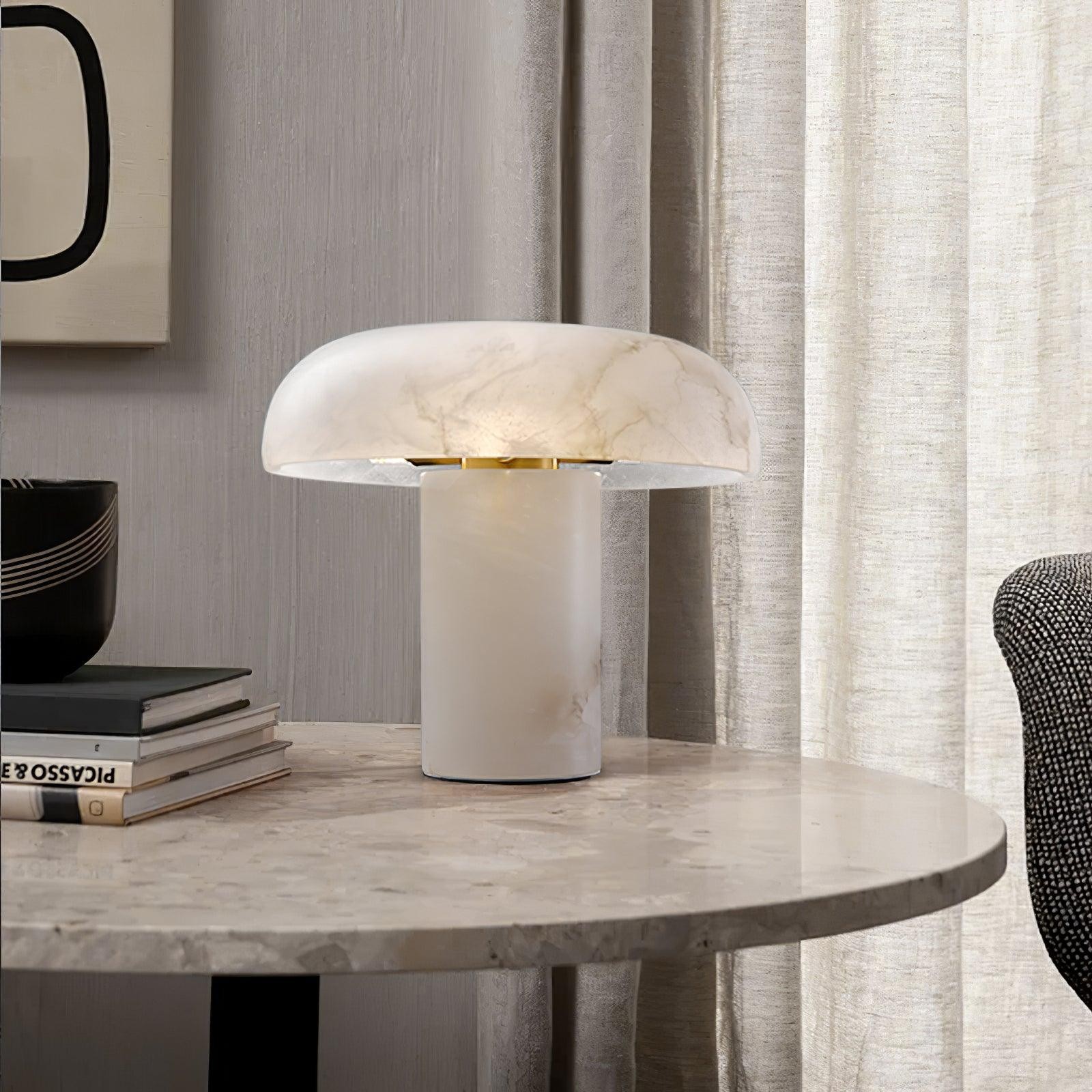 Creative Minimalist Luxury Alabaster Table Lamp For Bedroom K535