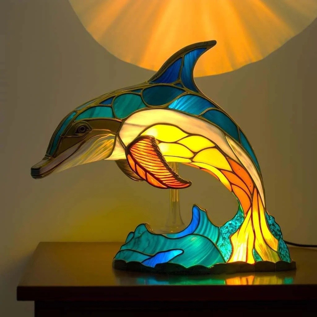 Magical Animal Statue Resin Table Lamp K482