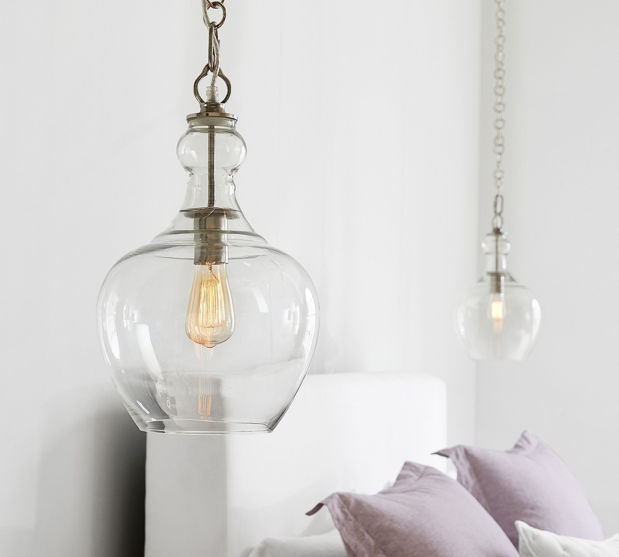 Lawson Glass Pendant Light - Recycled & Milk Glass with Bronze Accent K1342