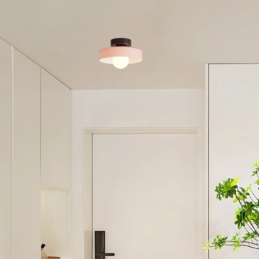 Morandi Colorful Disc Orb Ceiling Light For Bedroom K927
