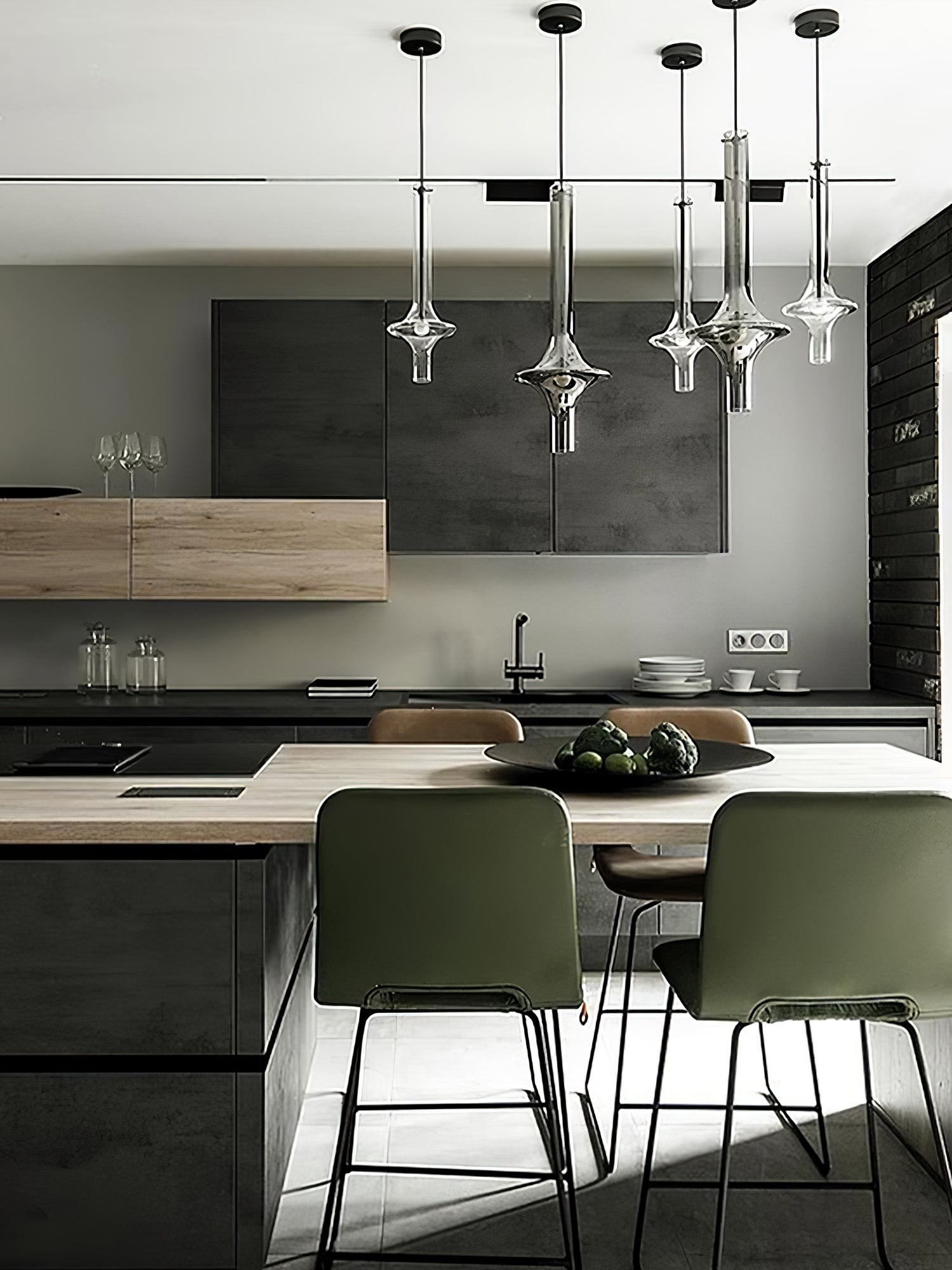 Modern Creative Glass Tube Pendant Lamp K774