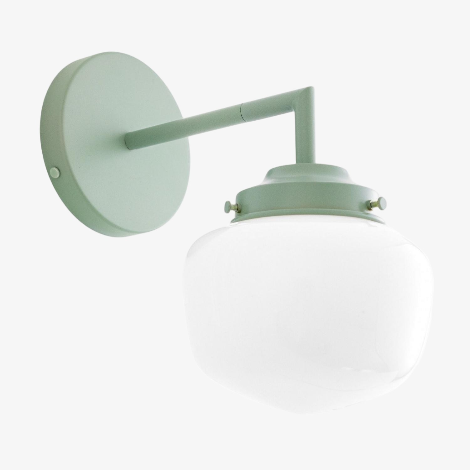 Opalume Glass Vanity Light - Vintage Inspired Bathroom Wall Lighting K1458