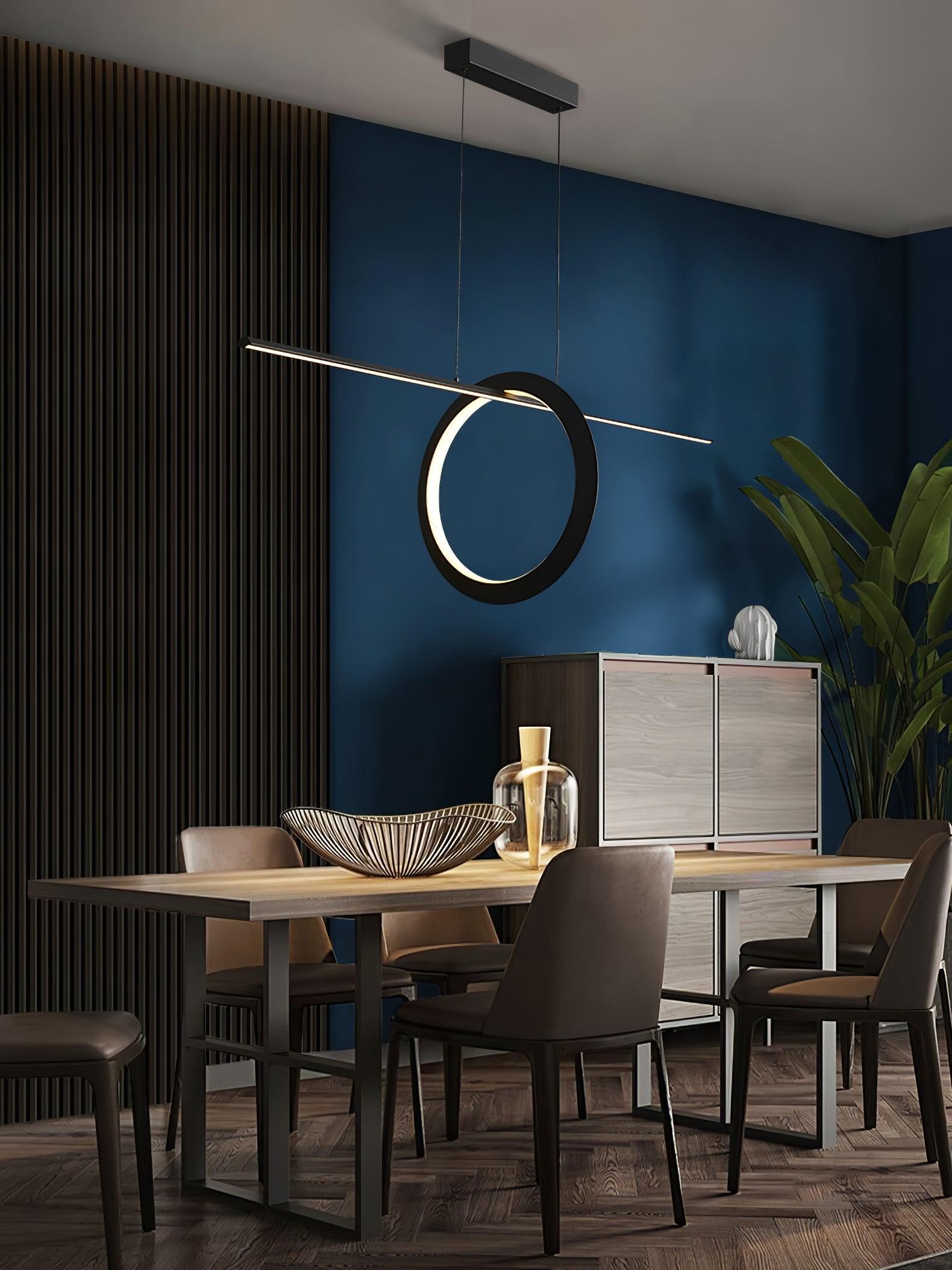 Minimalist High-End Geometric Line Pendant Light K433