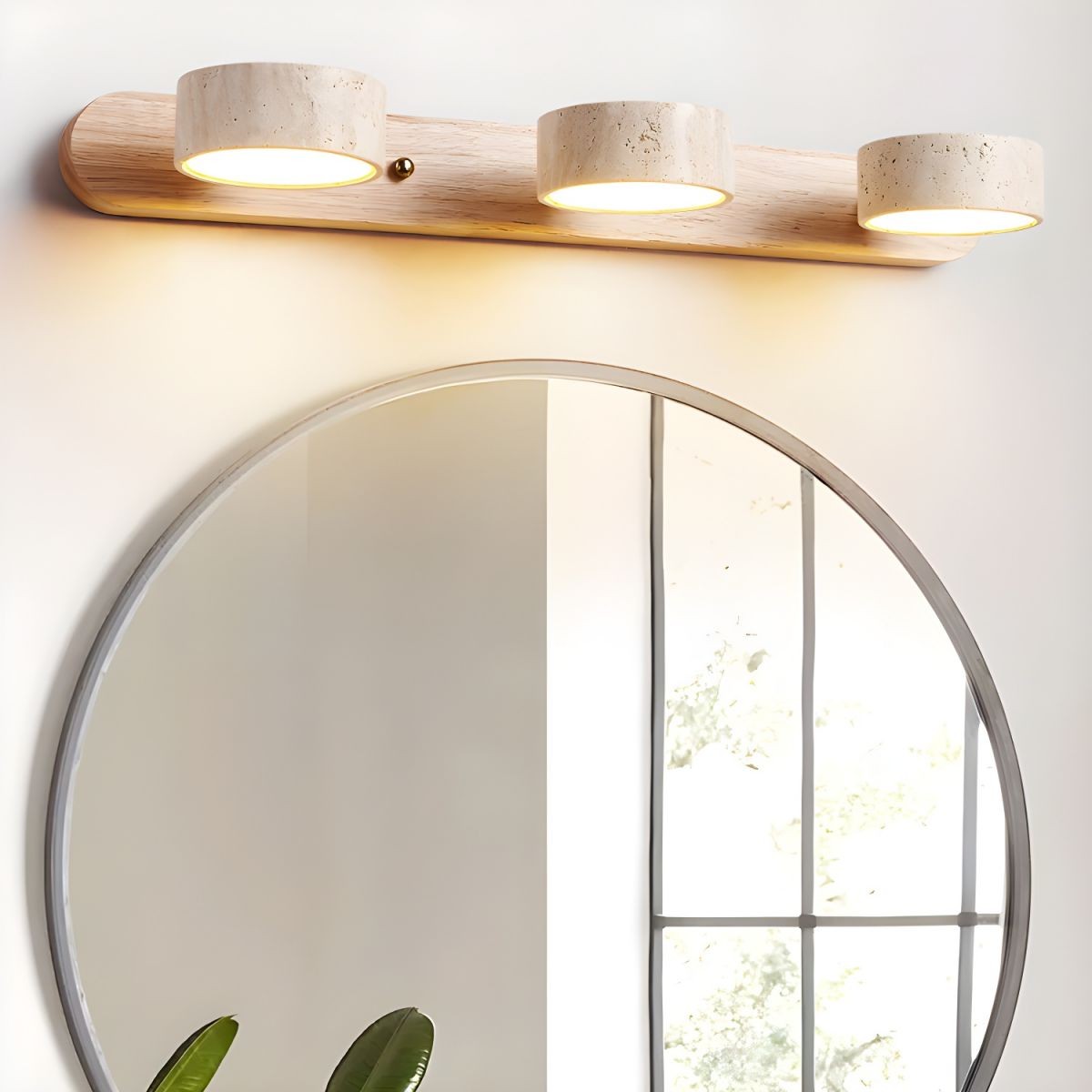 Travellia Scandinavian Travertine Vanity Wall Light K902