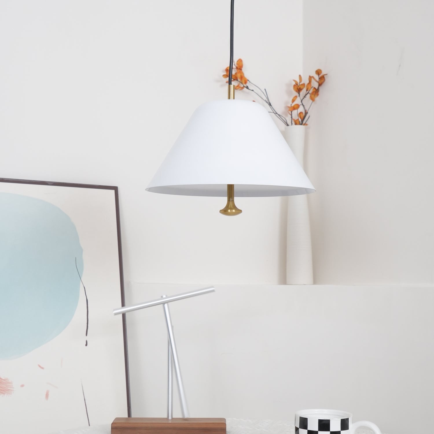 Metal Pear Pendant Lamp K452