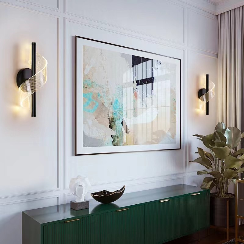 Spiral Modern Led Wall Lamp For Living Room K16