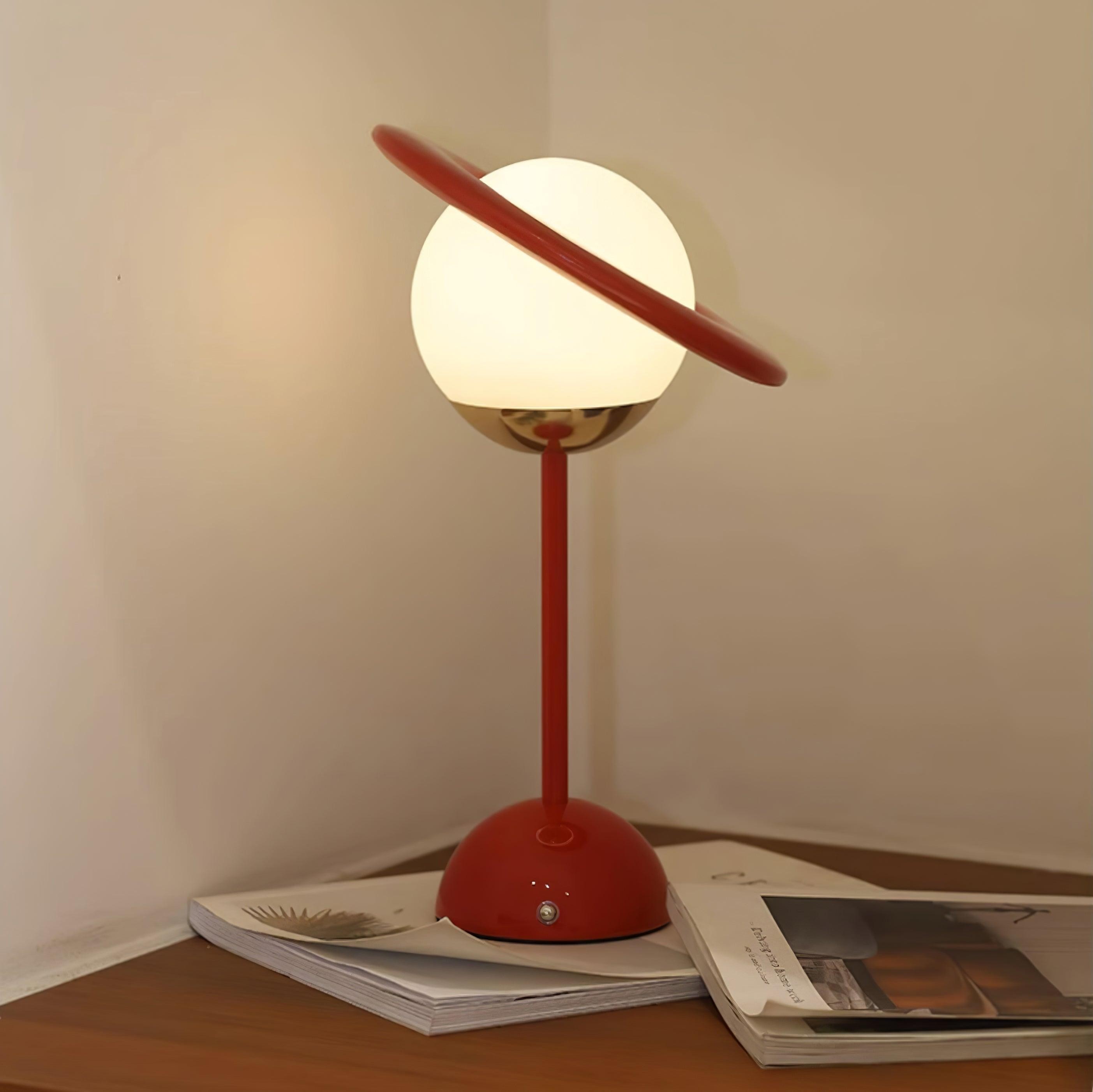 Creative Saturn Planet Table Lamp for Bedroom K657