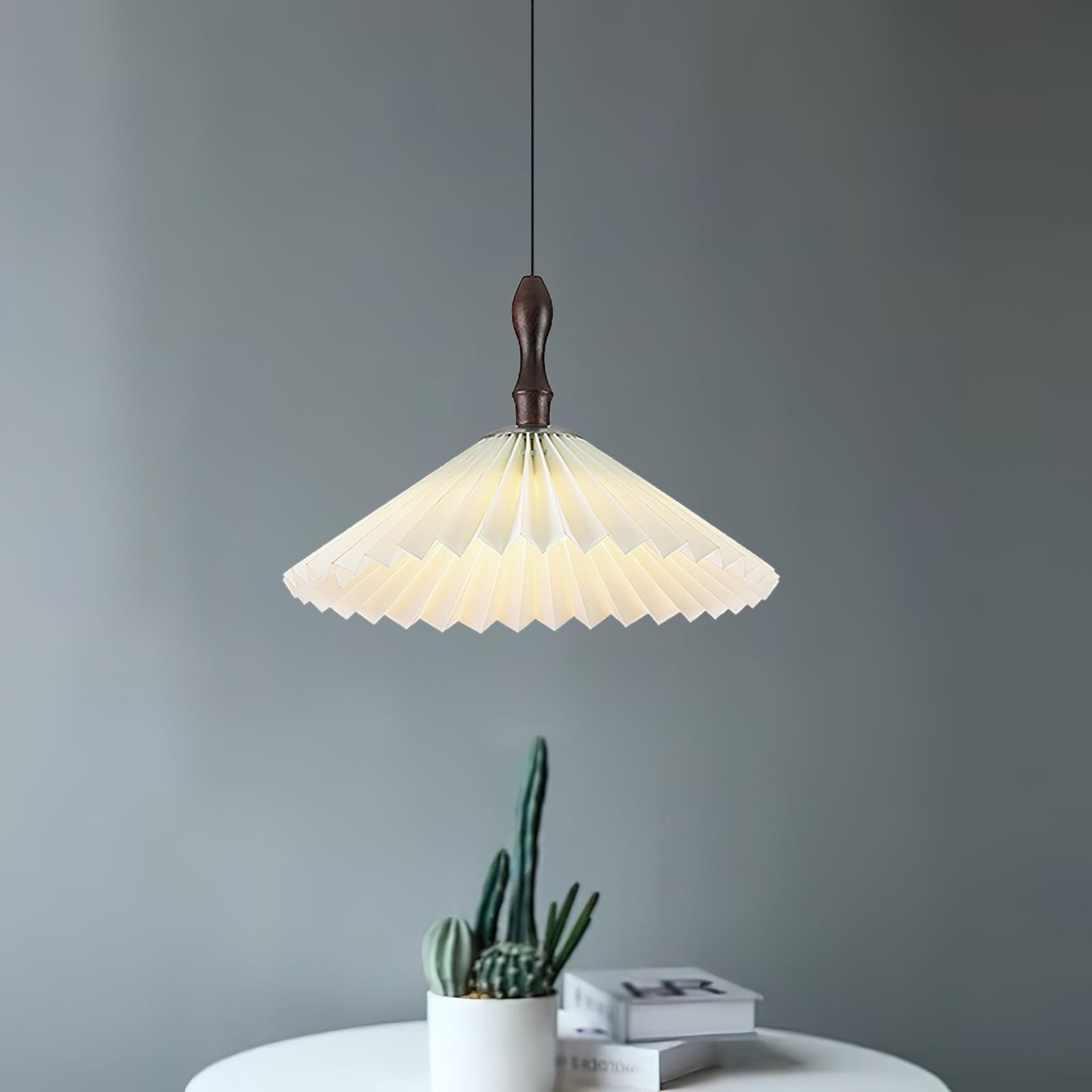 Simple White Flower Paper Pendant Lamp K386