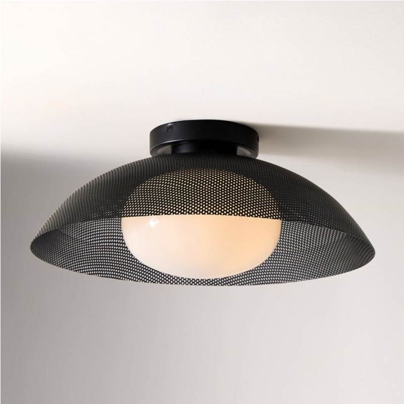 Elorina Flush Mount Glass/Metal Ceiling Light - A Stylish Fixture for Modern Spaces K1333