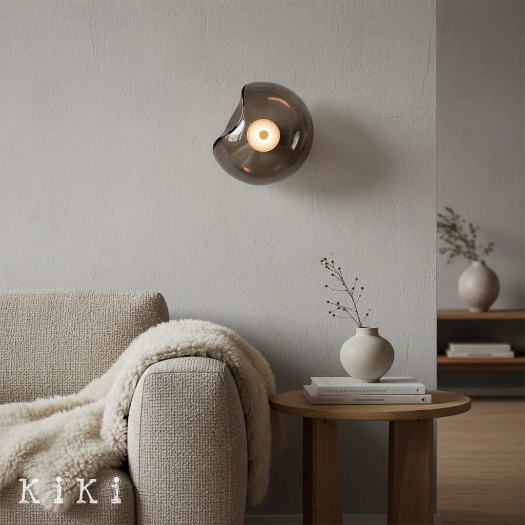 Lunacrest Celestial Flow Artistic Modern Wall Lamp for Hallway and Bedroom K2161