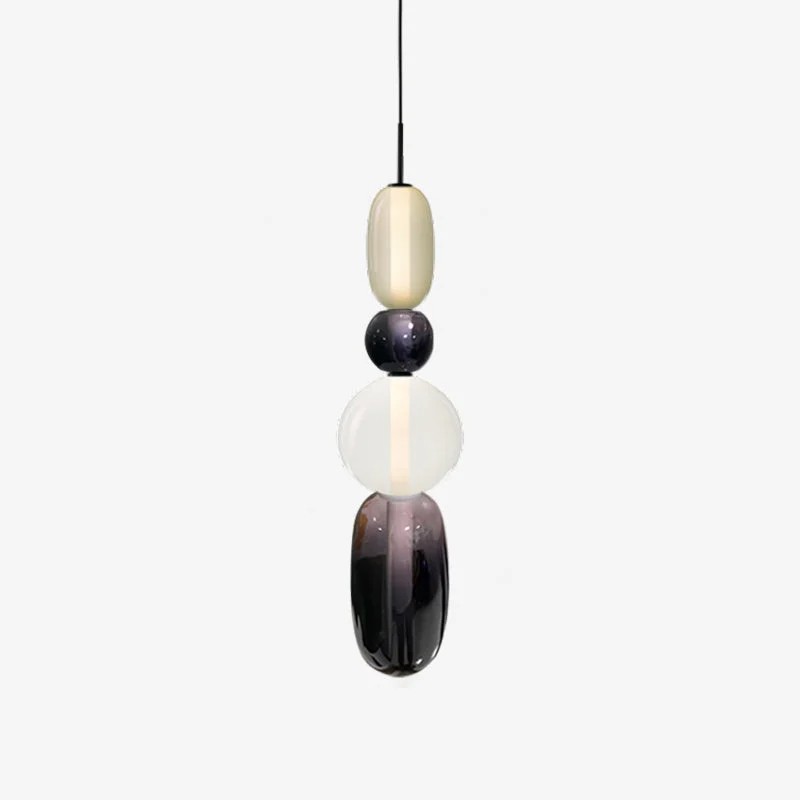 Nordic Art Deco Stained Glass Pendant Light K196