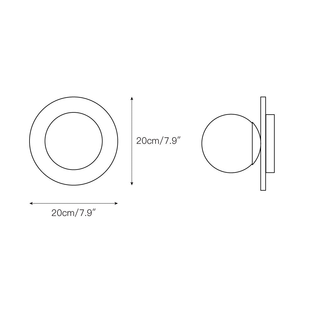 Onyx Krema Wall Lamp D576