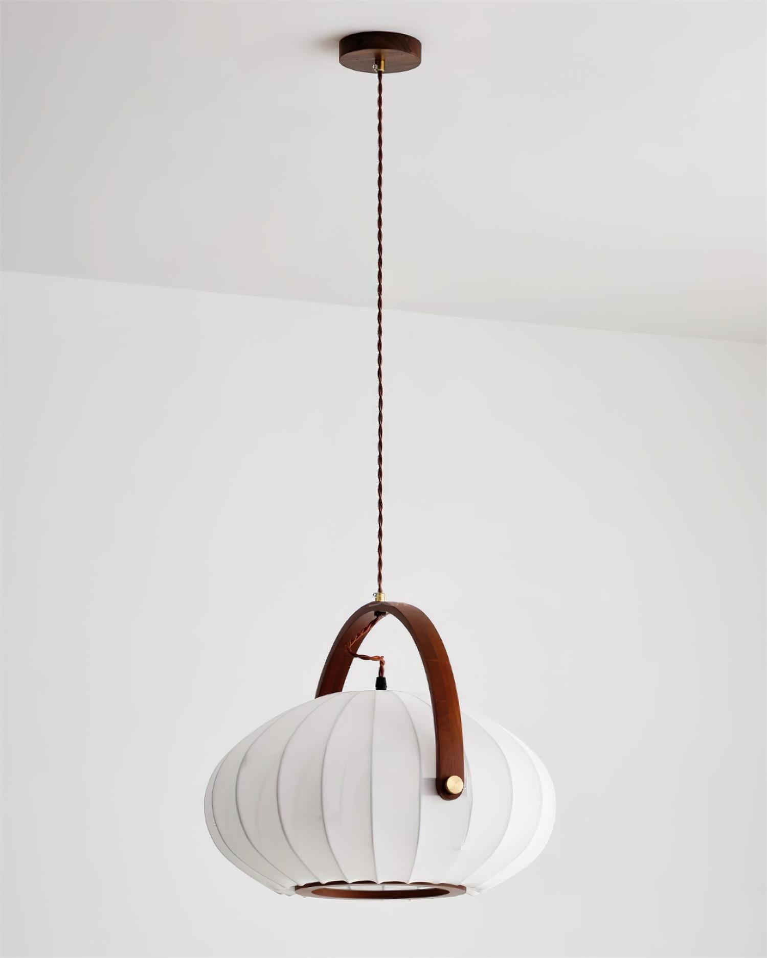 Vintage Lantern Wooden Decoration Pendant Lamp K235