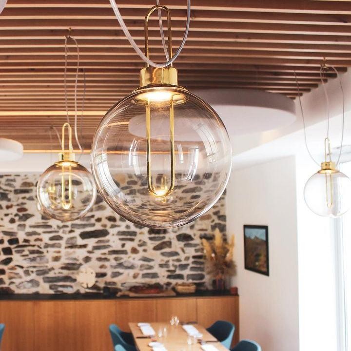 Clear Glass Orb Style Pendant Lamp K560