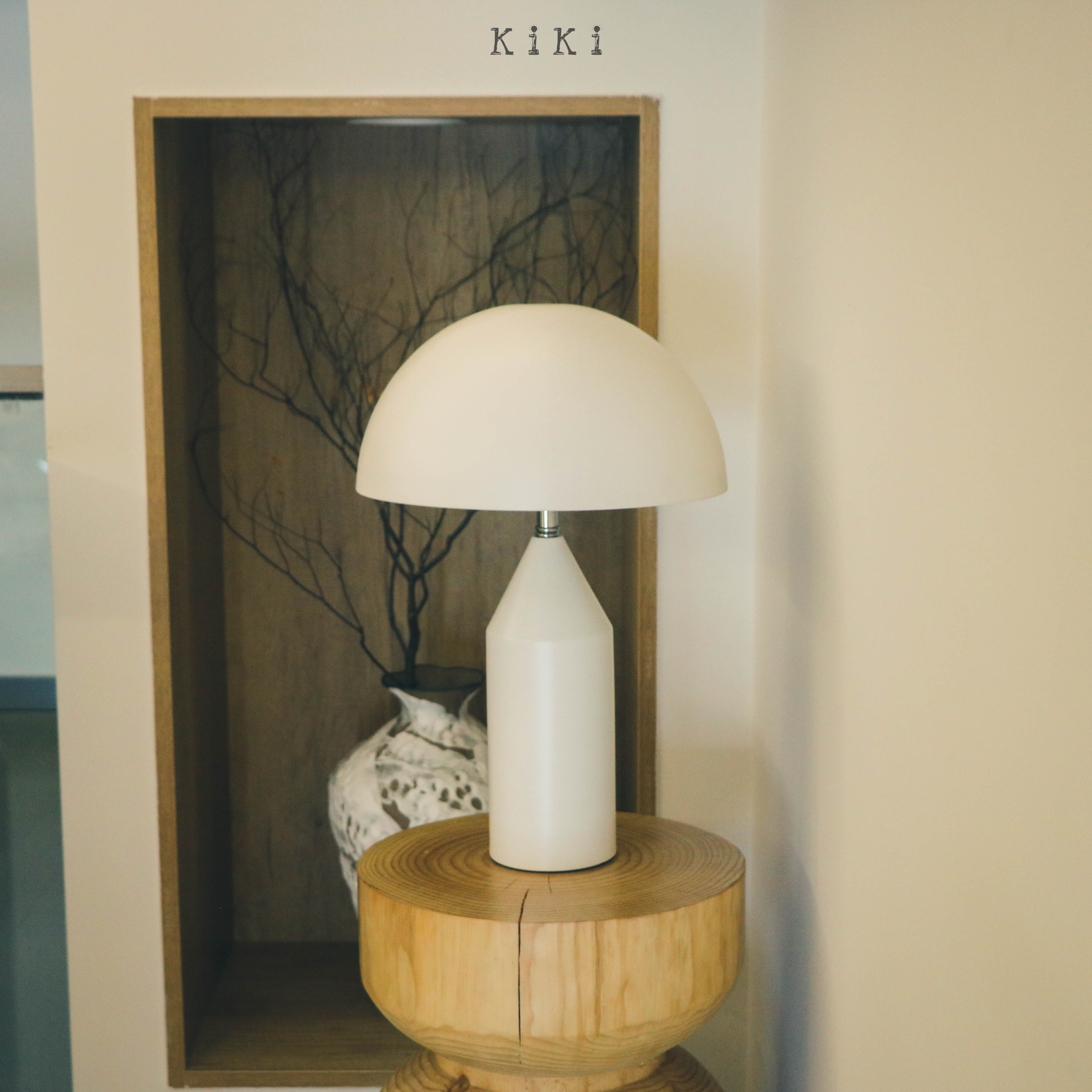 Modern Atollo Table Lamp - Mushroom Metal Table Light for Living Room