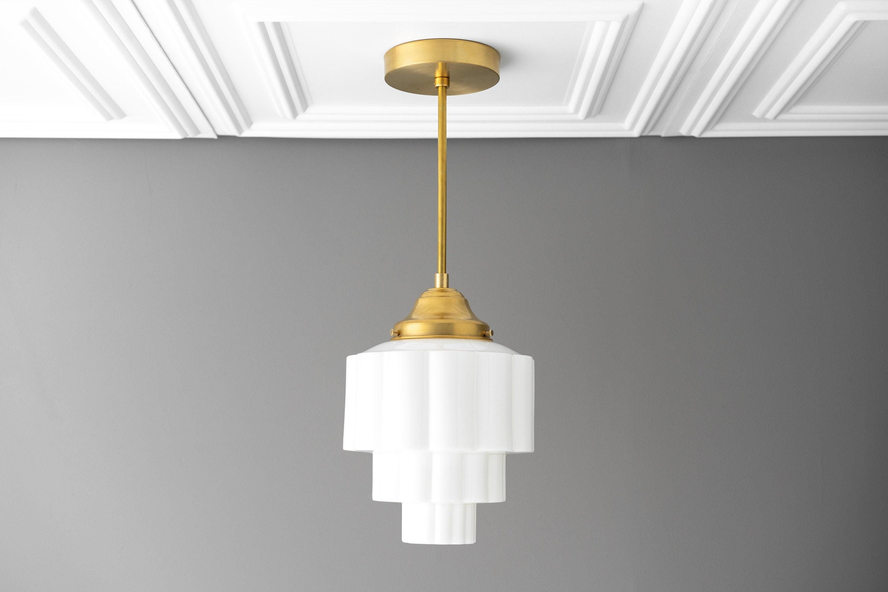 Geotower Glass Pendant Light - Elegant Home Lighting K1481