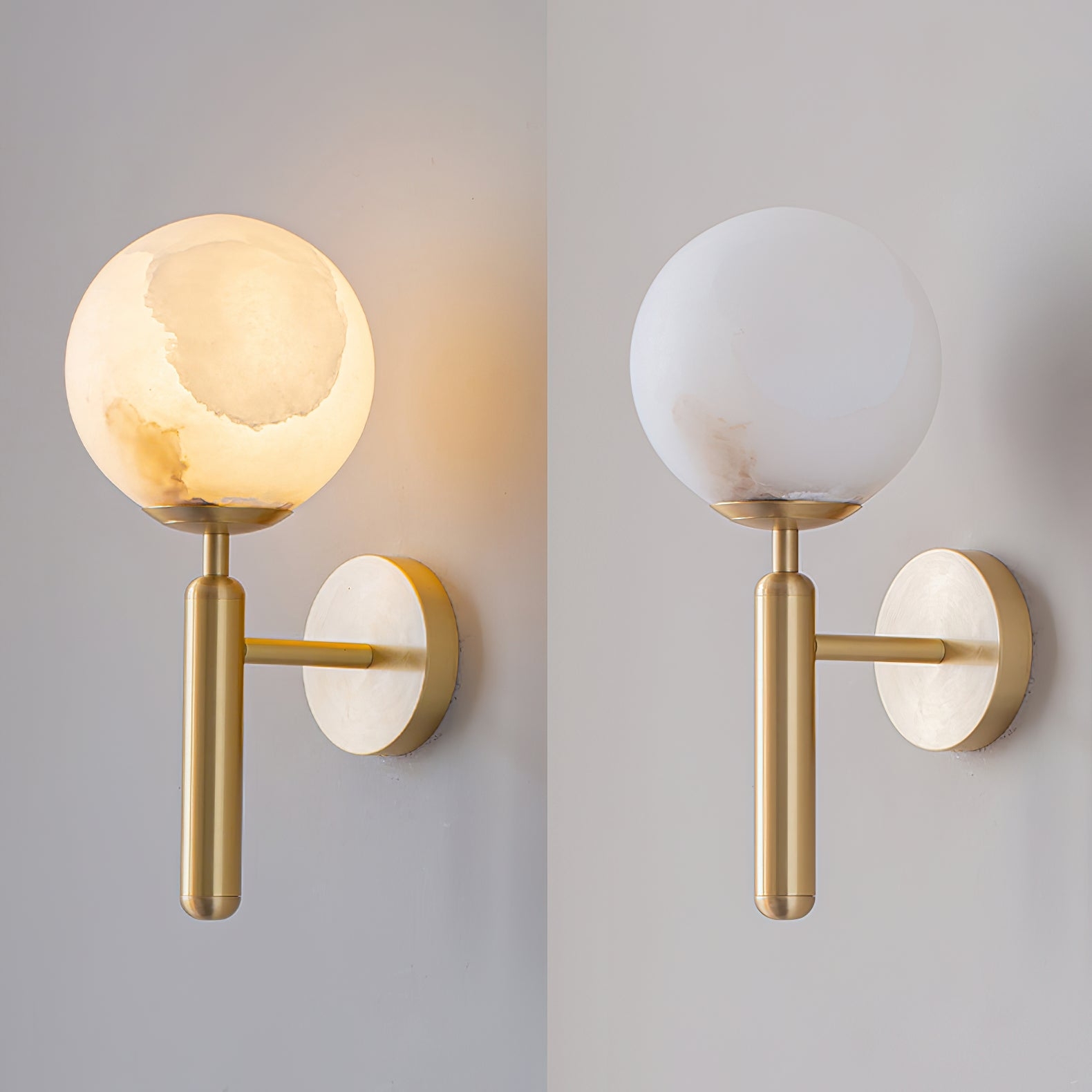 Mian Alabaster Wall Lamp D439