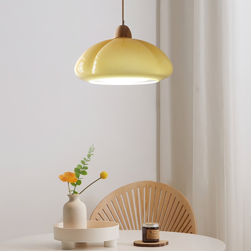 Pumpkin Glass Pendant Light For Kitchen K04