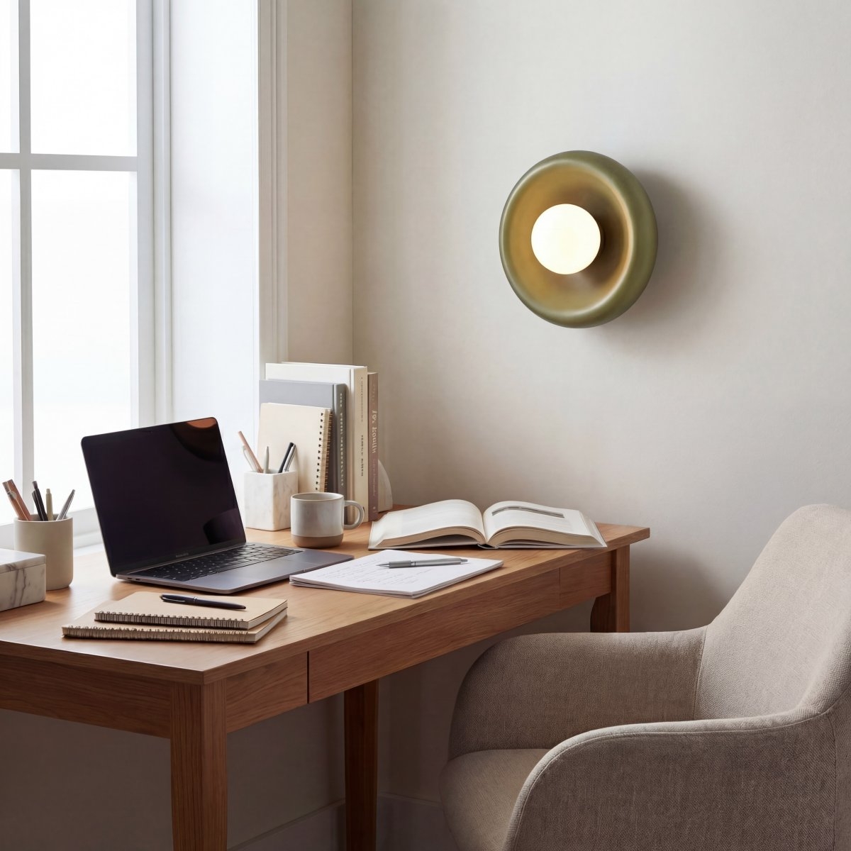 Zerune Colorful Art Donut Wall Light - Modern Artistic Lighting for Hallway K2397