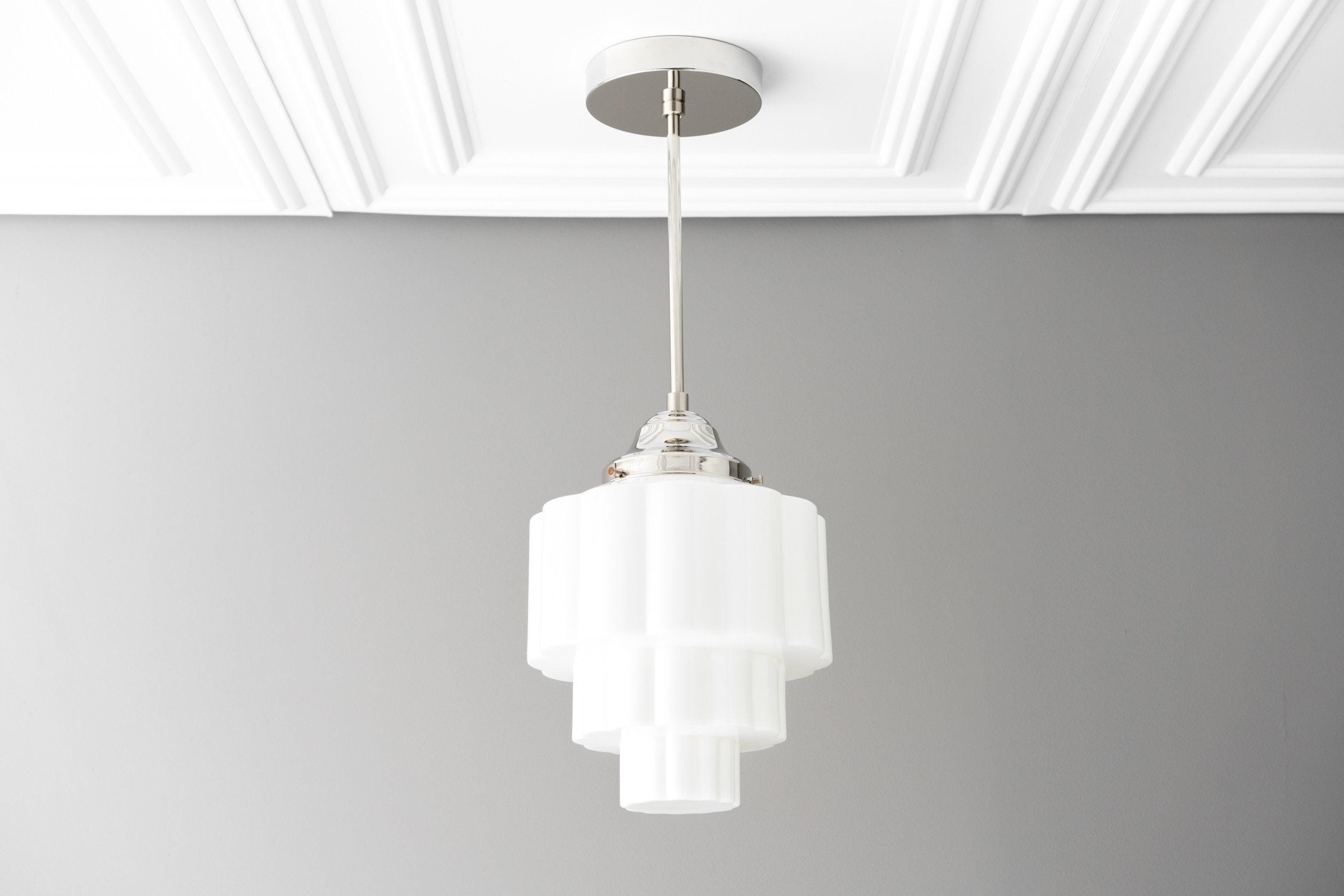 Geotower Glass Pendant Light - Elegant Home Lighting K1481