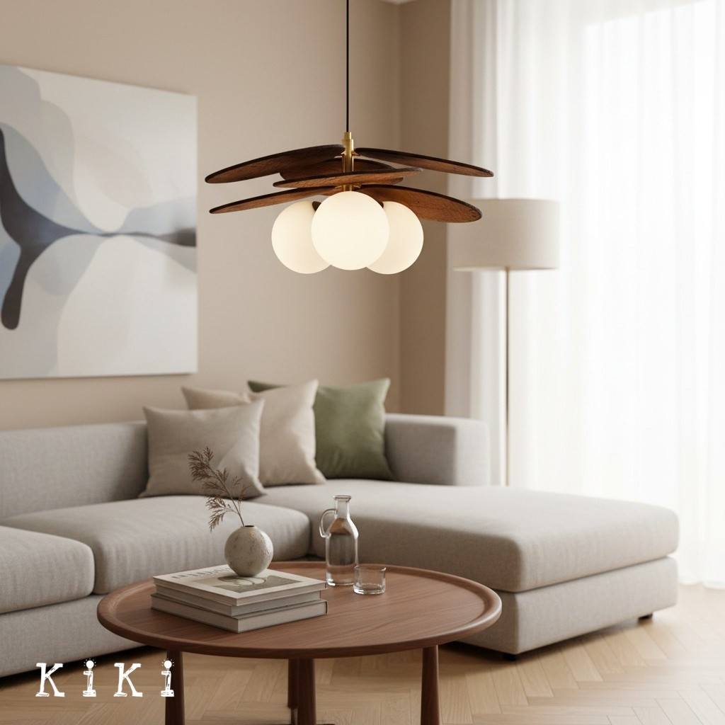 Orrise Artistic Pendant Light - Nature Inspired Layered Design for Indoor Spaces K2098