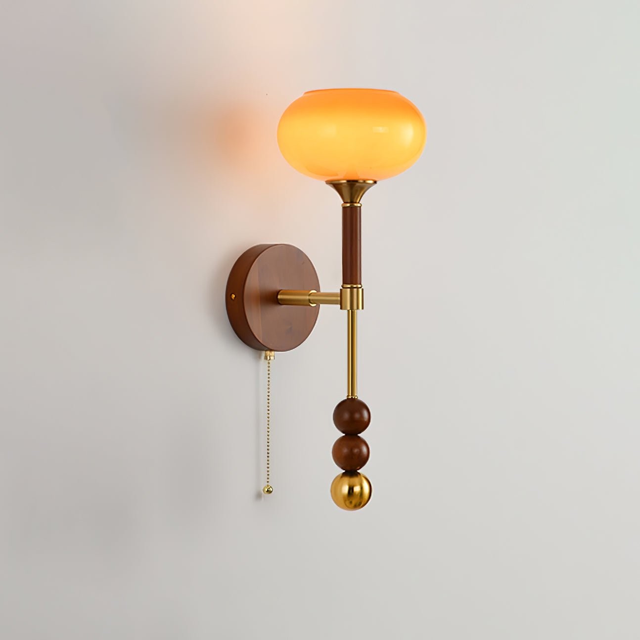 Retro Solid Wood Series Wall Lamp K638