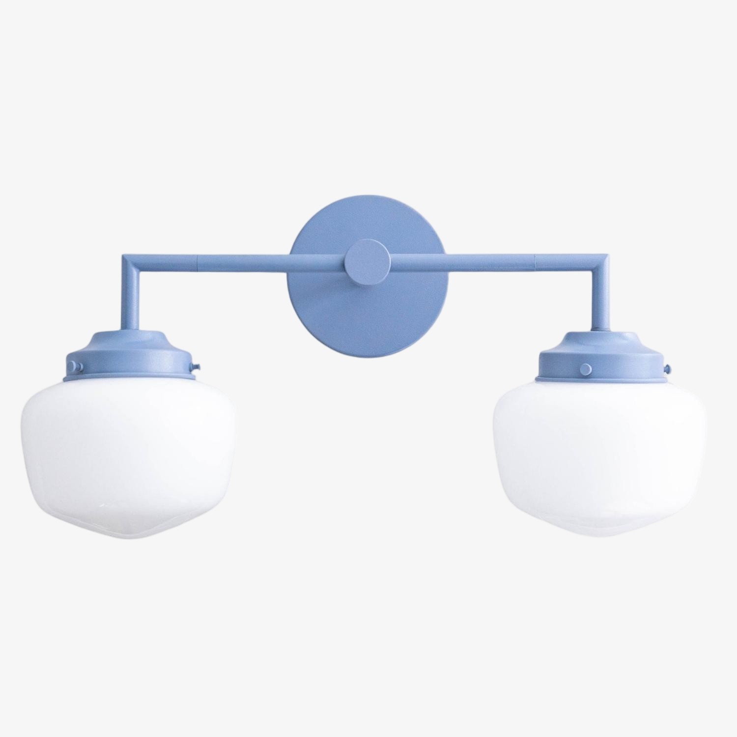 Opalume Glass Vanity Light - Vintage Inspired Bathroom Wall Lighting K1458