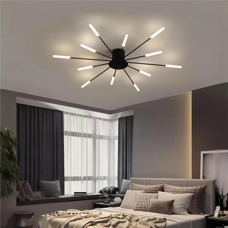 Modern Sputnik Fireworks Flush Mount Ceiling Light K27