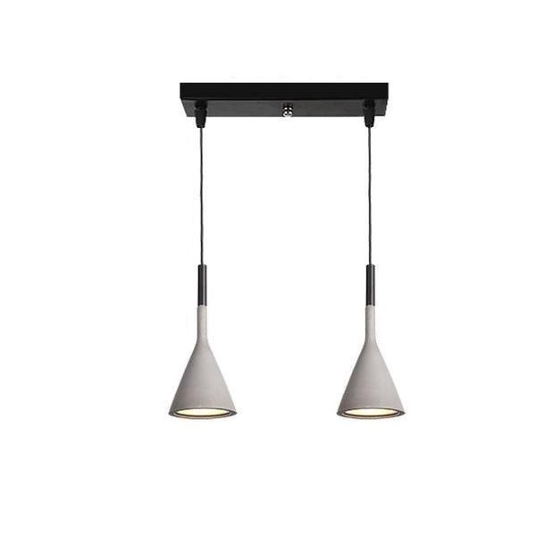 Minimalist Aplomb Pendant Light - Cement Cone Pendant Light for Kitchen Island