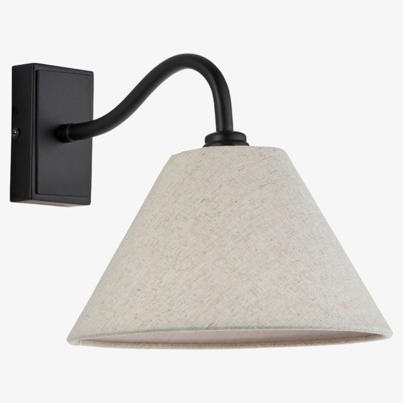 Lumweve Wall Light - Pleated Look Shade Refined Sconce for Corridor and Study K1884