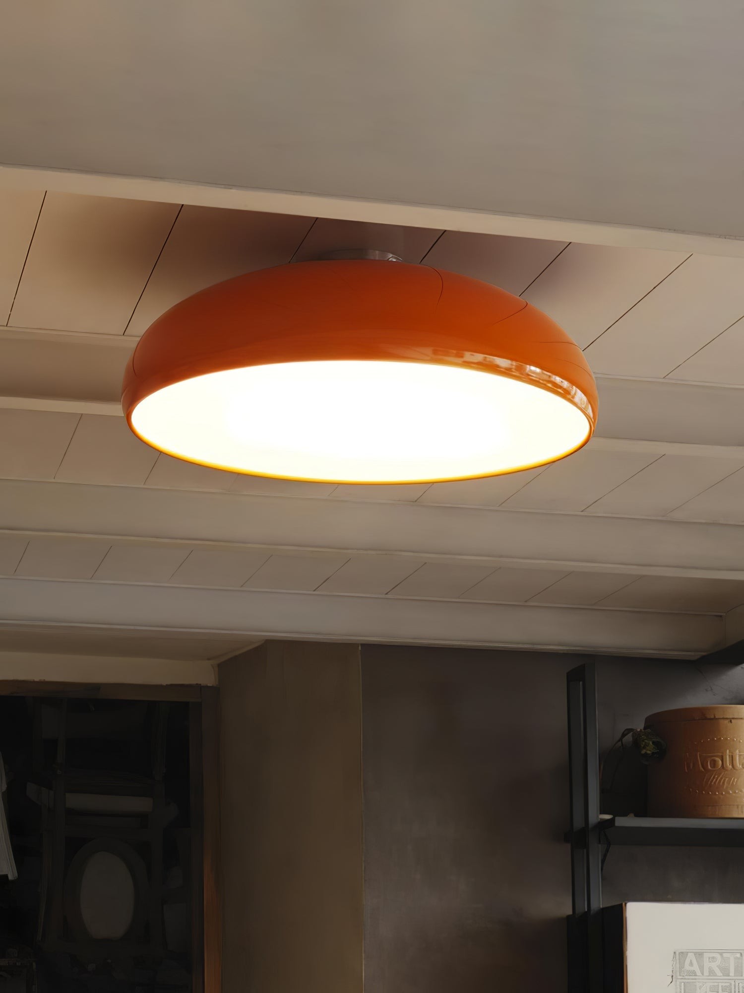 Space Orange Ceiling Lamp K571