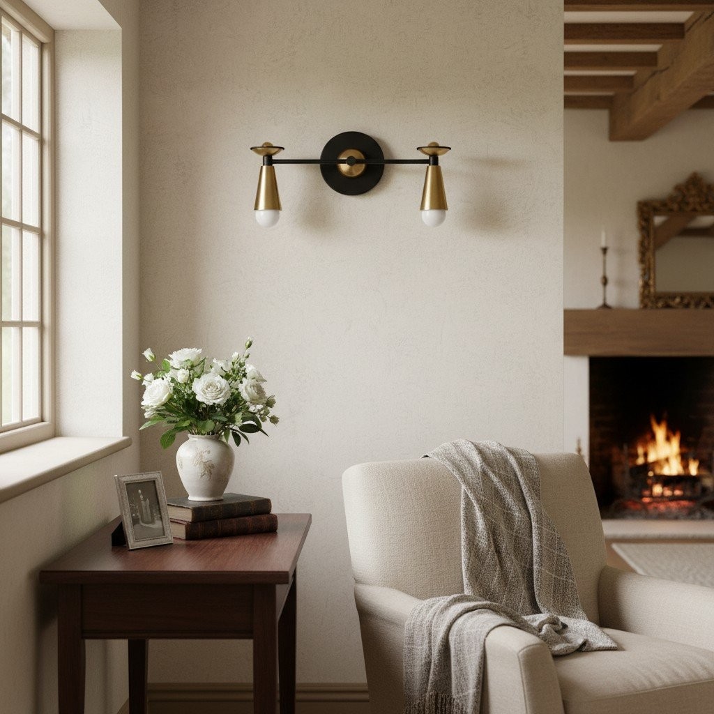 Pyralis Cone Modern Art Deco Lighting - Vintage Style Vanity Sconce Light K1462