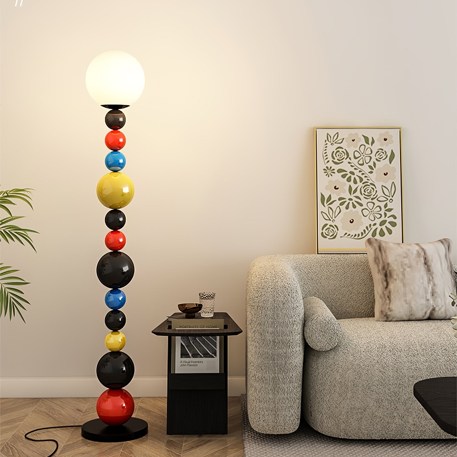 Colorful Round Ball Floor Lamp K327