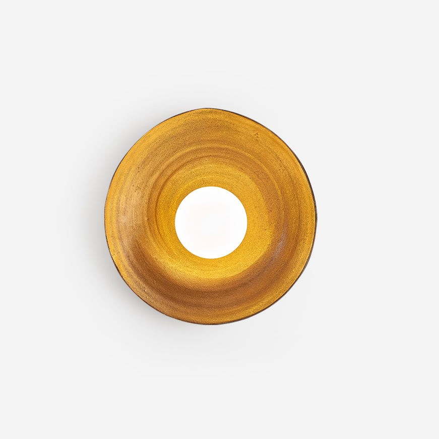 Retro Irregular Round Wall Lamp K649