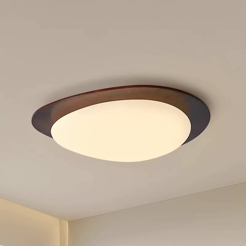 Pebble Walnut Ceiling Light K583