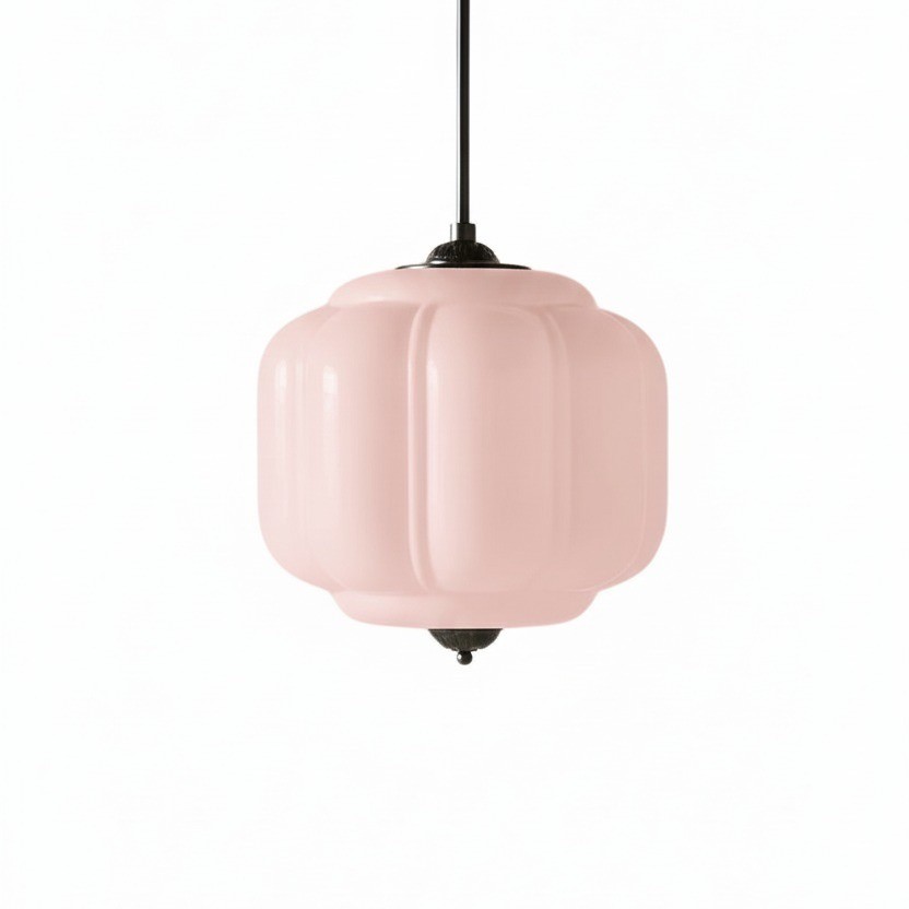 Retro Eloise Milk Glass Pendant Light For Kitchen K946