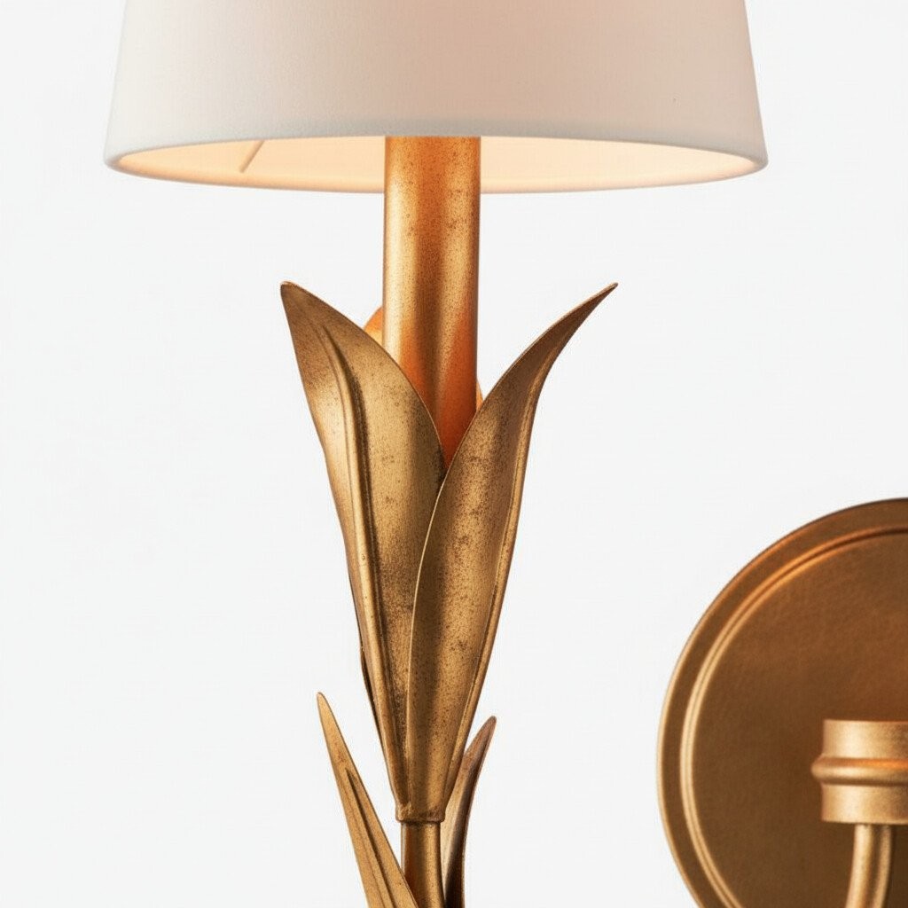Duova Wall Lamp - Curved Reed-Like Metal Arms Design for Bedroom, Living Room or Bathroom K1662