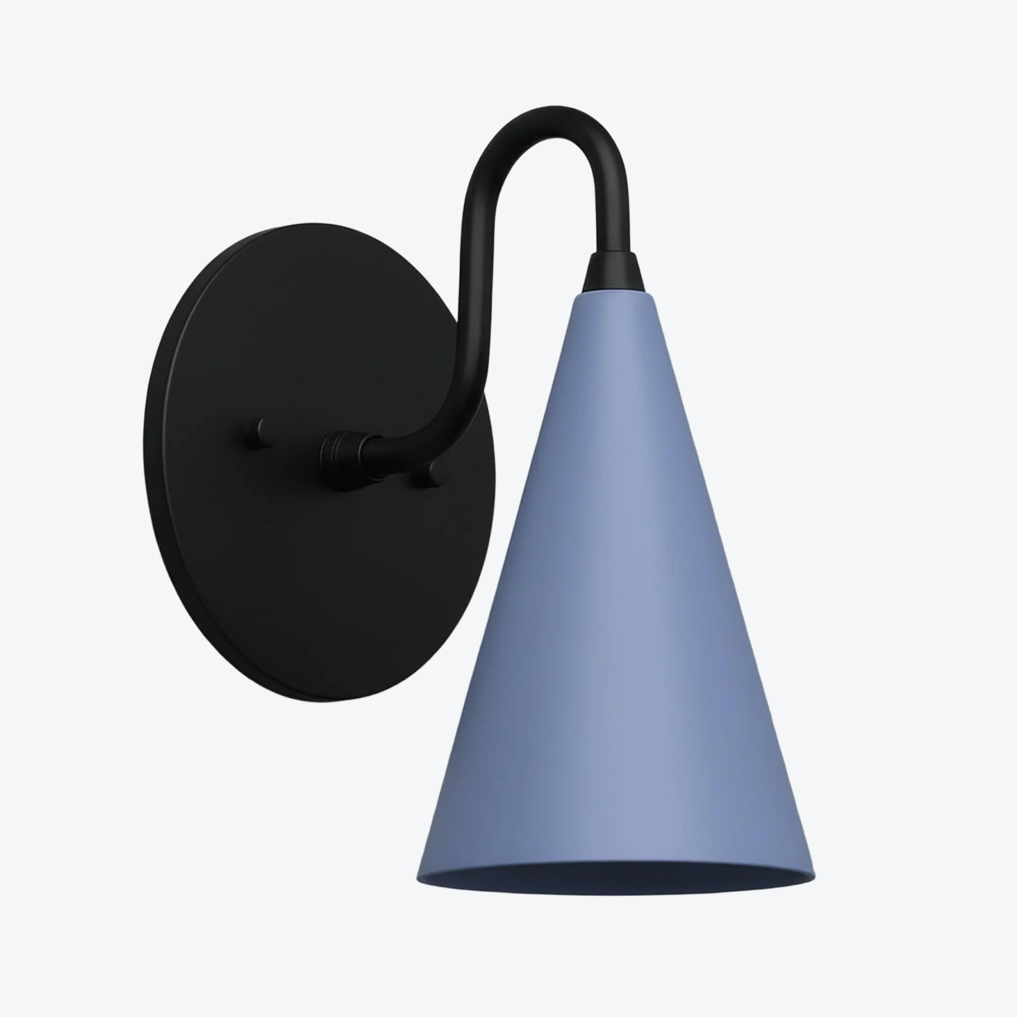 Curva Metal Cone Wall Lamp - Classic Vintage Accent Lighting for Hallway K1736