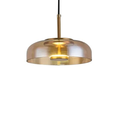 Classic glass pendant lamp